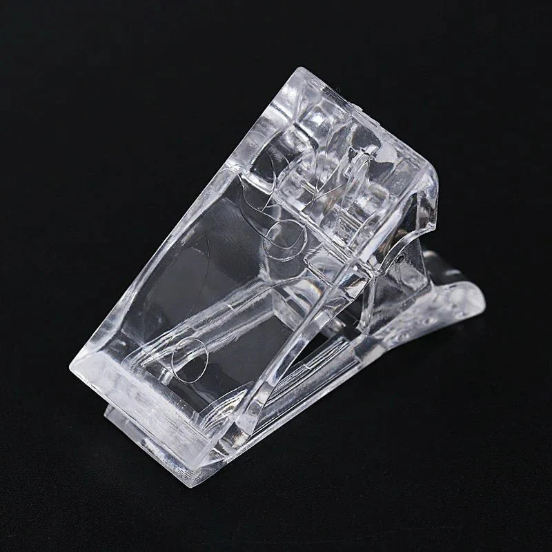 10-Piece Nail Tips Clip Set - Quick Poly Gel Extension Clamps