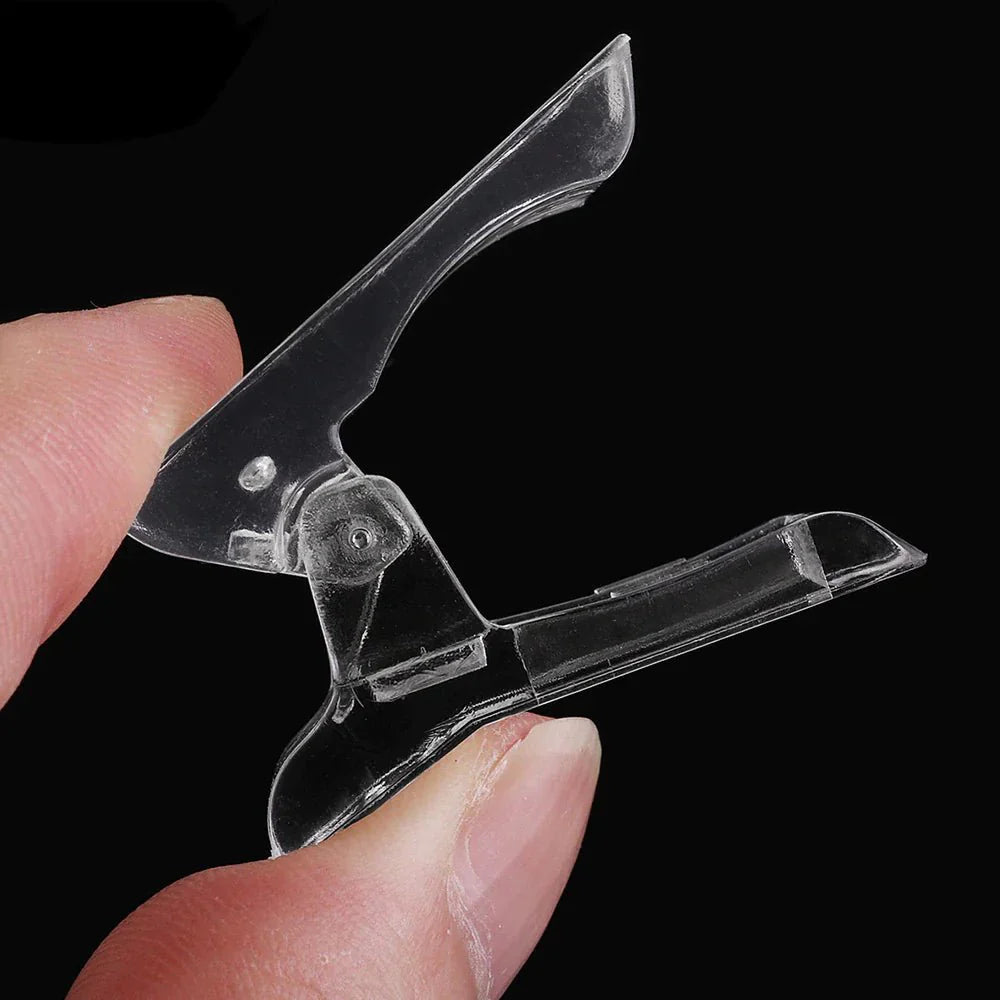 10-Piece Nail Tips Clip Set - Quick Poly Gel Extension Clamps