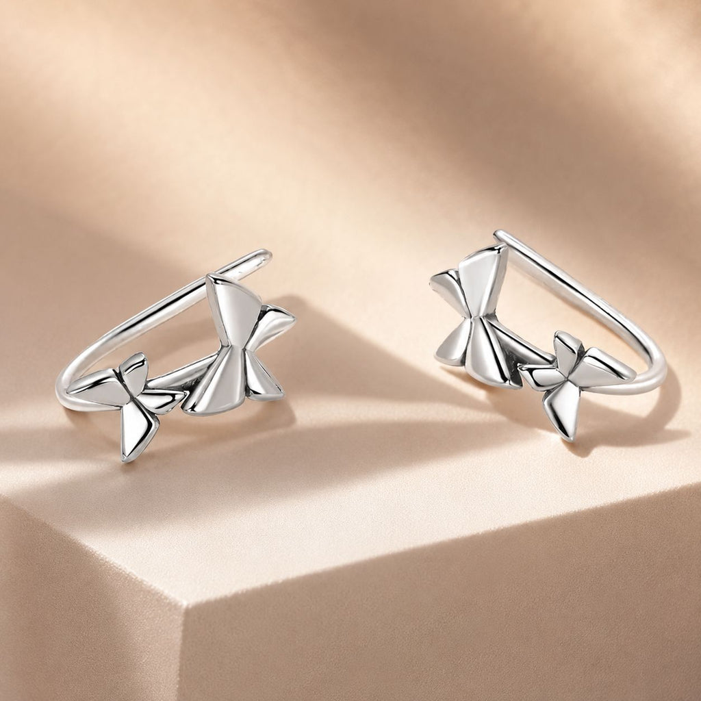 925 Sterling Silver Oxidized Earrings for Women