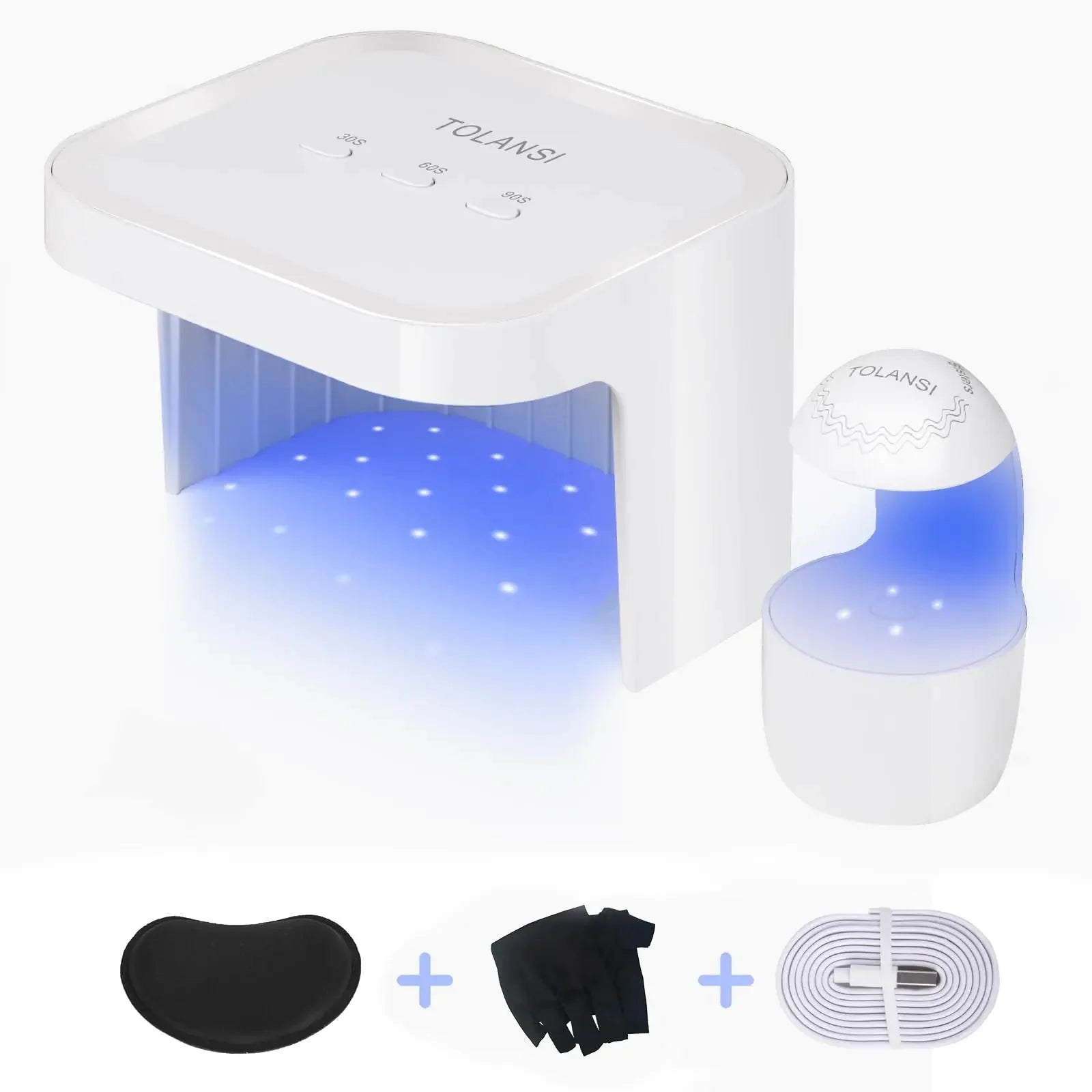2-in-1 UV LED Nail Lamps & Mini Nail Lamp Kit