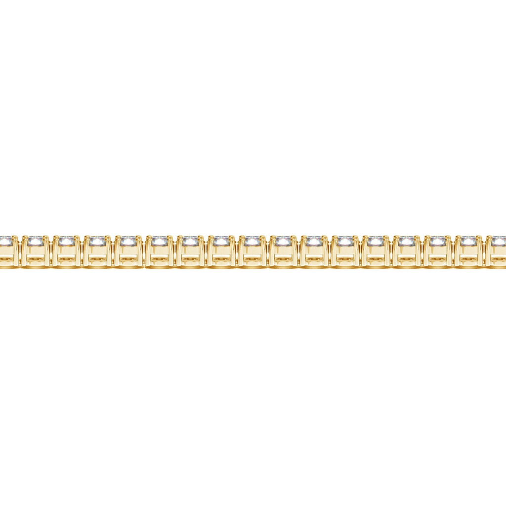 Lab Grown Round Diamond Tennis Bracelet in 14k Yellow Gold (6 cctw F/G  VS2/SI1)