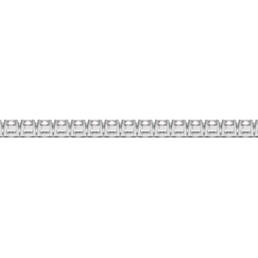 Lab Grown Round Diamond Tennis Bracelet in 14k White Gold (10 cctw F/G  VS2/SI1)