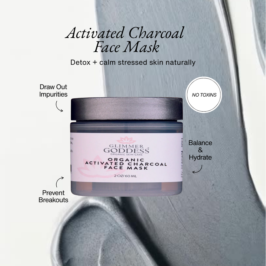 Organic Activated Charcoal Face Mask – Acne Detox Treatment