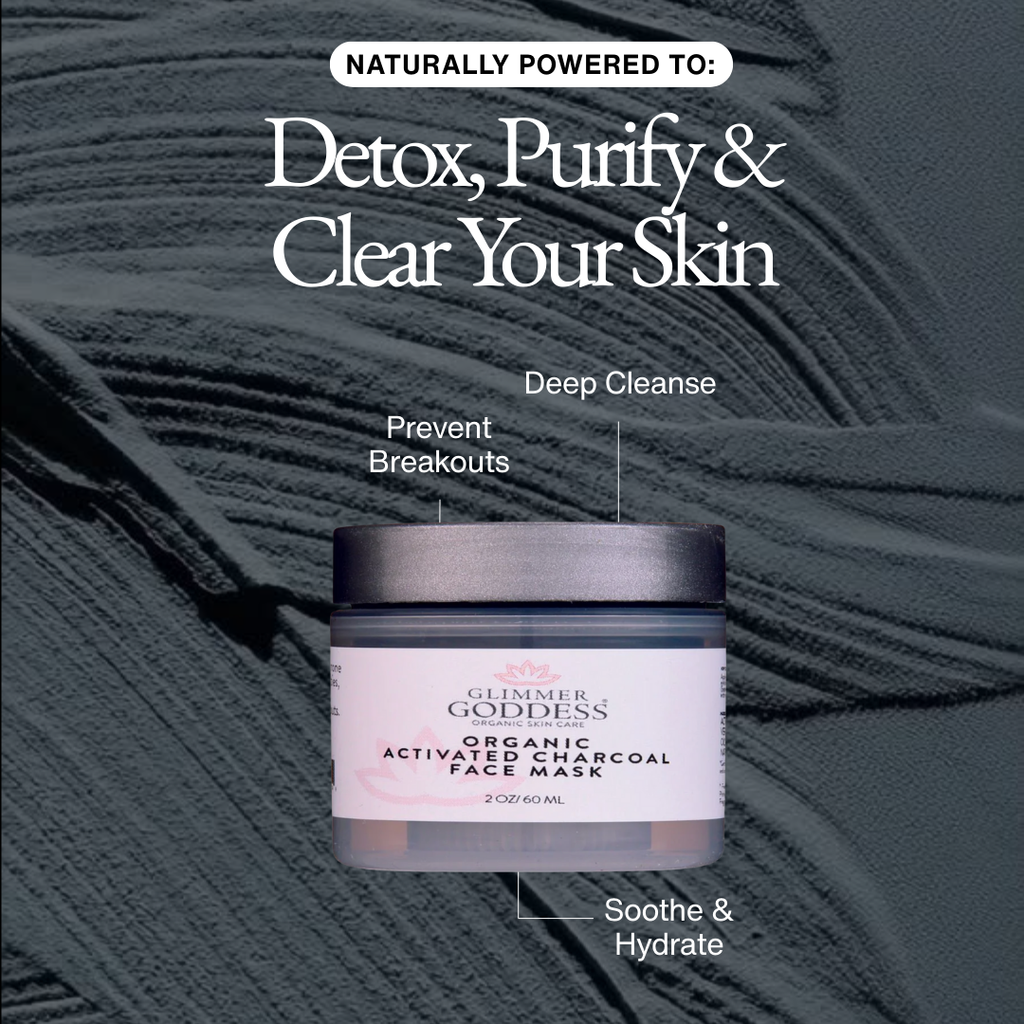 Organic Activated Charcoal Face Mask – Acne Detox Treatment