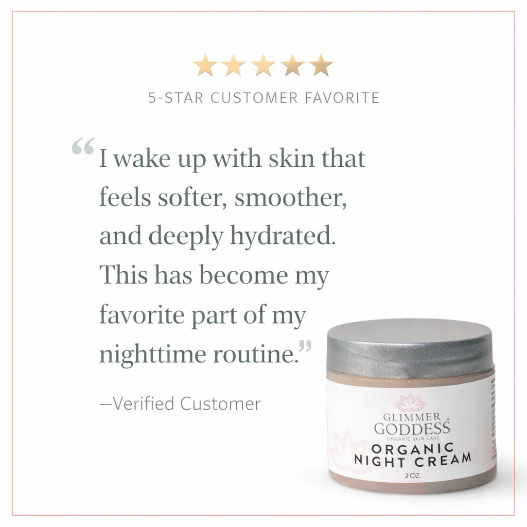 Organic Skin Renewal Night Cream 2 oz – Anti-Aging Treatment