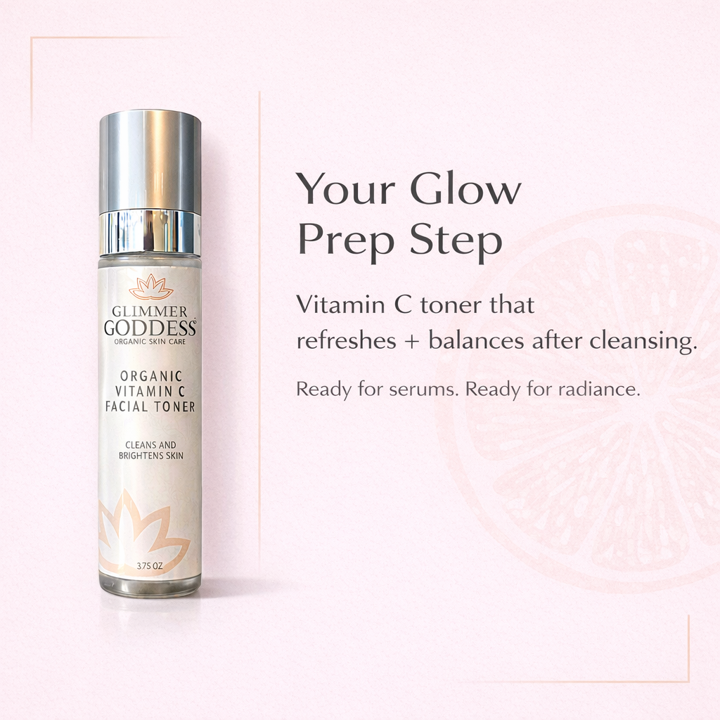 Organic Vitamin C Facial Toner – Natural Brightening Astringent