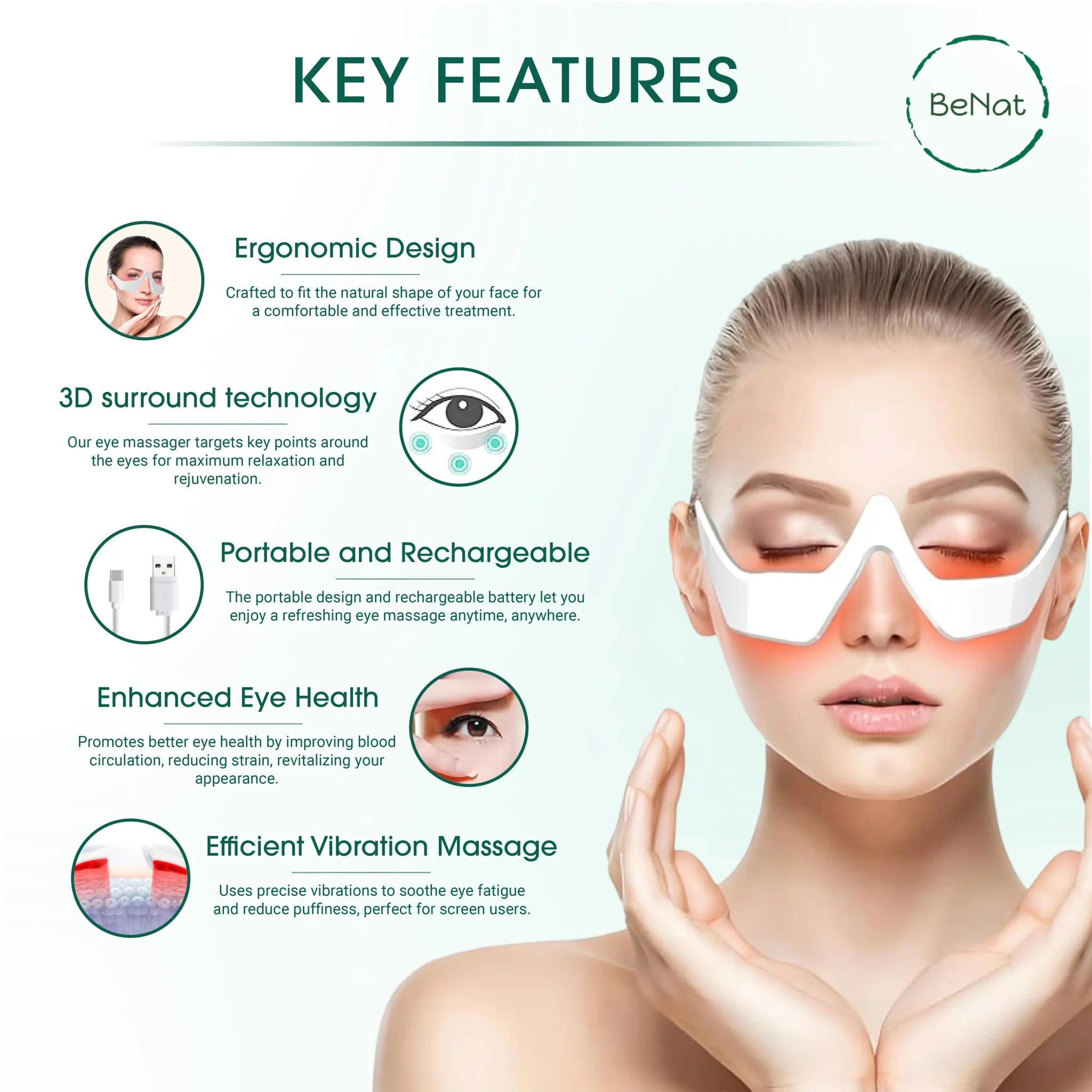 Anti-Aging Under-Eye Device – Rejuvenate, Refresh & Glow