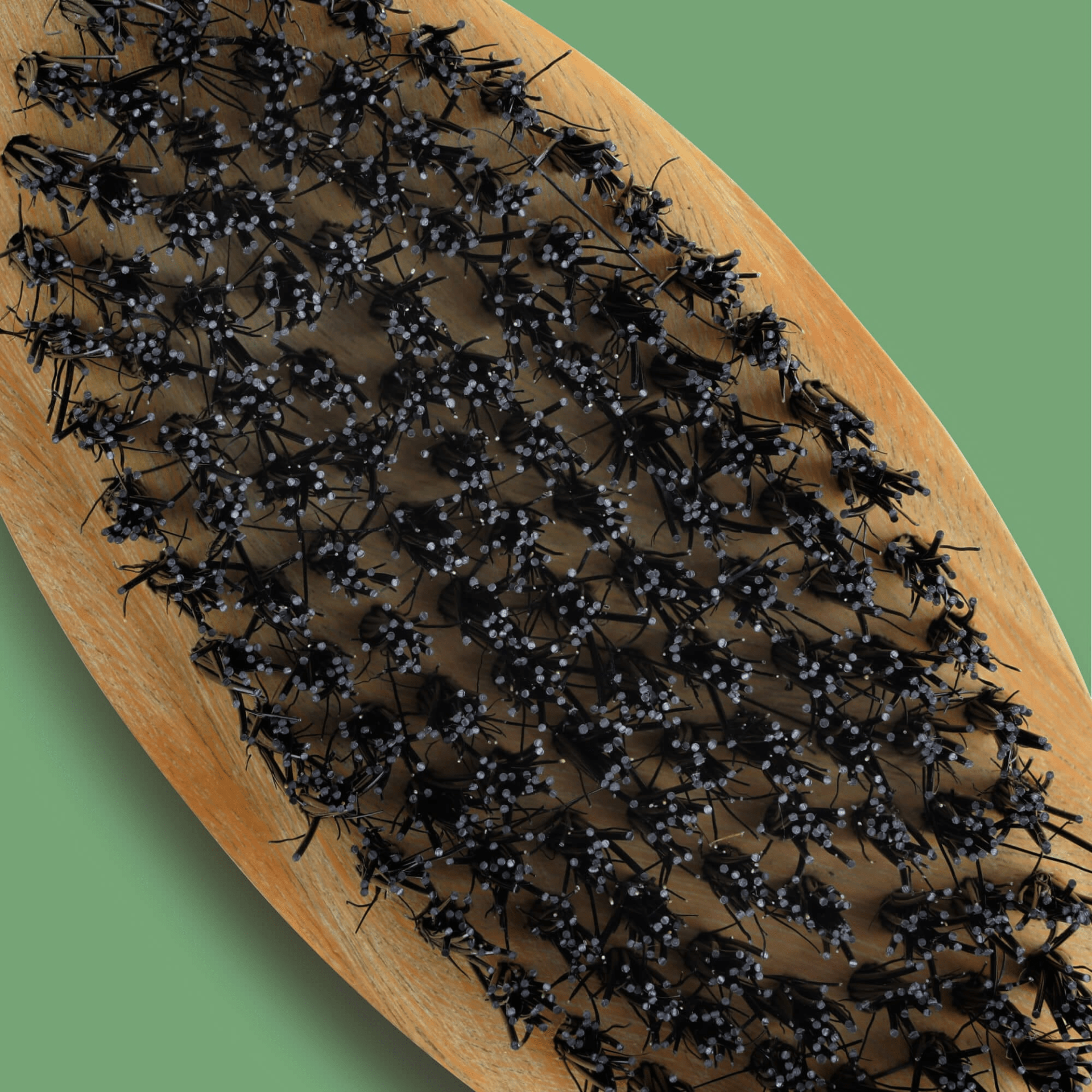 FINAL TOUCH Vegan Beard Brush with Sandalwood Handle