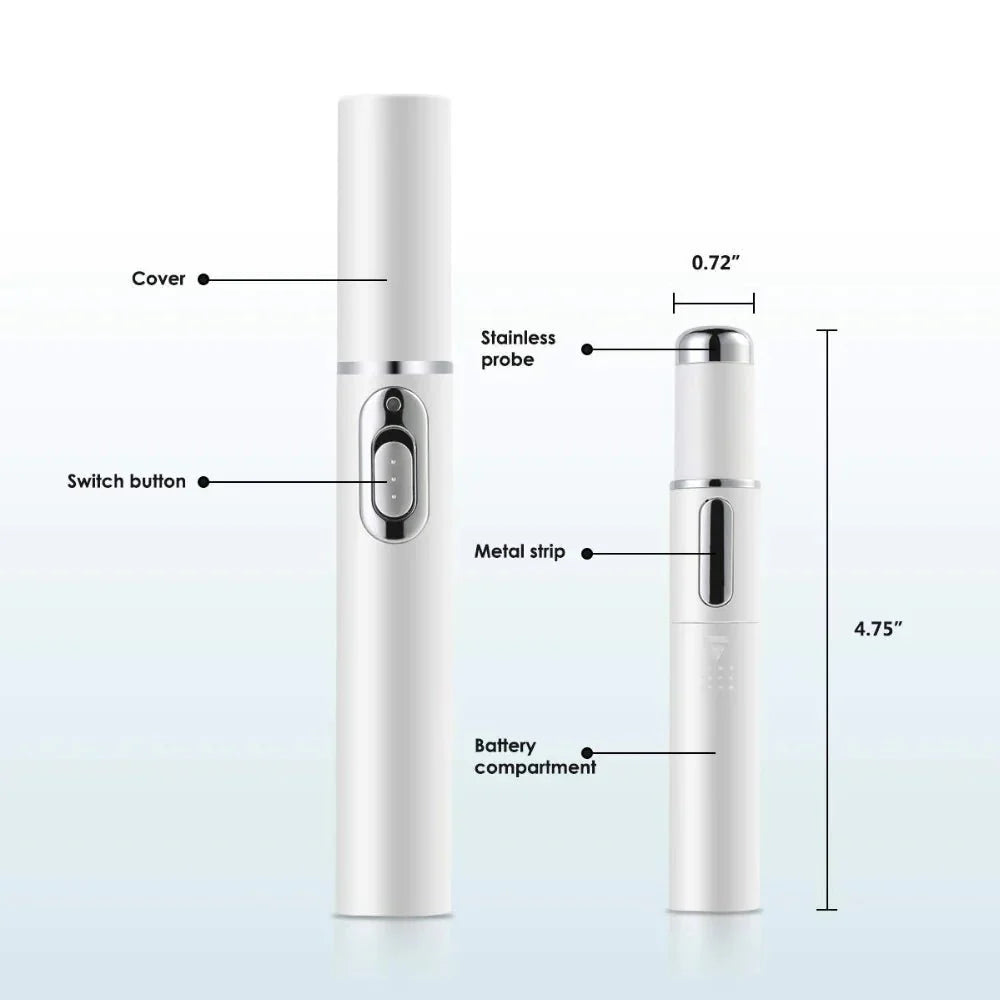 Blue Light Therapy Acne Pen with Heat & Microcurrent