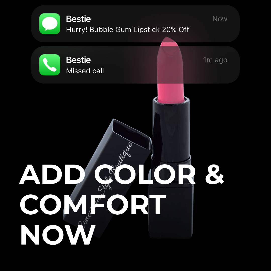 Bubble Gum Matte Lipstick – Sweet Color with Clean Comfort