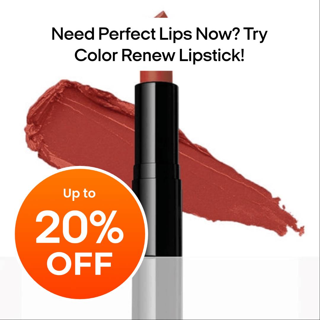 💋 Color Renew Lipstick – Cinnamon | Self-Renewing Color + Lip Therapy
