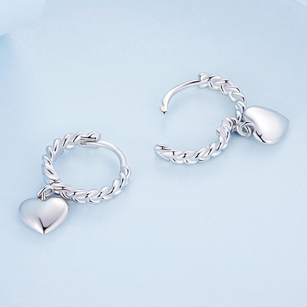 S925 Sterling Silver Earrings for Women with Platinum Plating