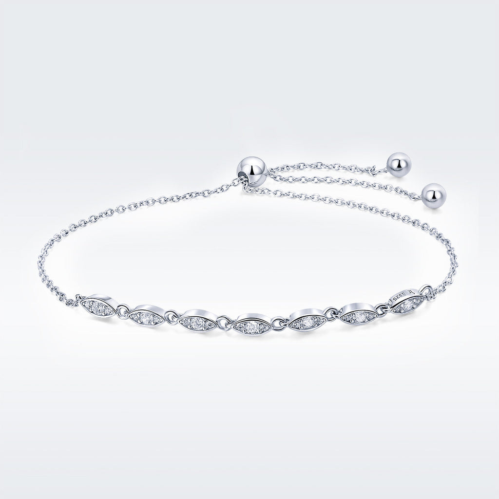 925 Sterling Silver Bracelet 22cm for Women
