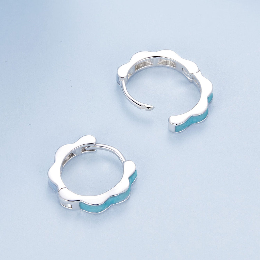 925 Sterling Silver Enamel Plated Earrings for Women