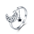 925 Sterling Silver Ring for Women - Width 0.2cm, Height 1.1cm