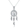 925 Sterling Silver Necklace 36-45cm with Pendant for Women