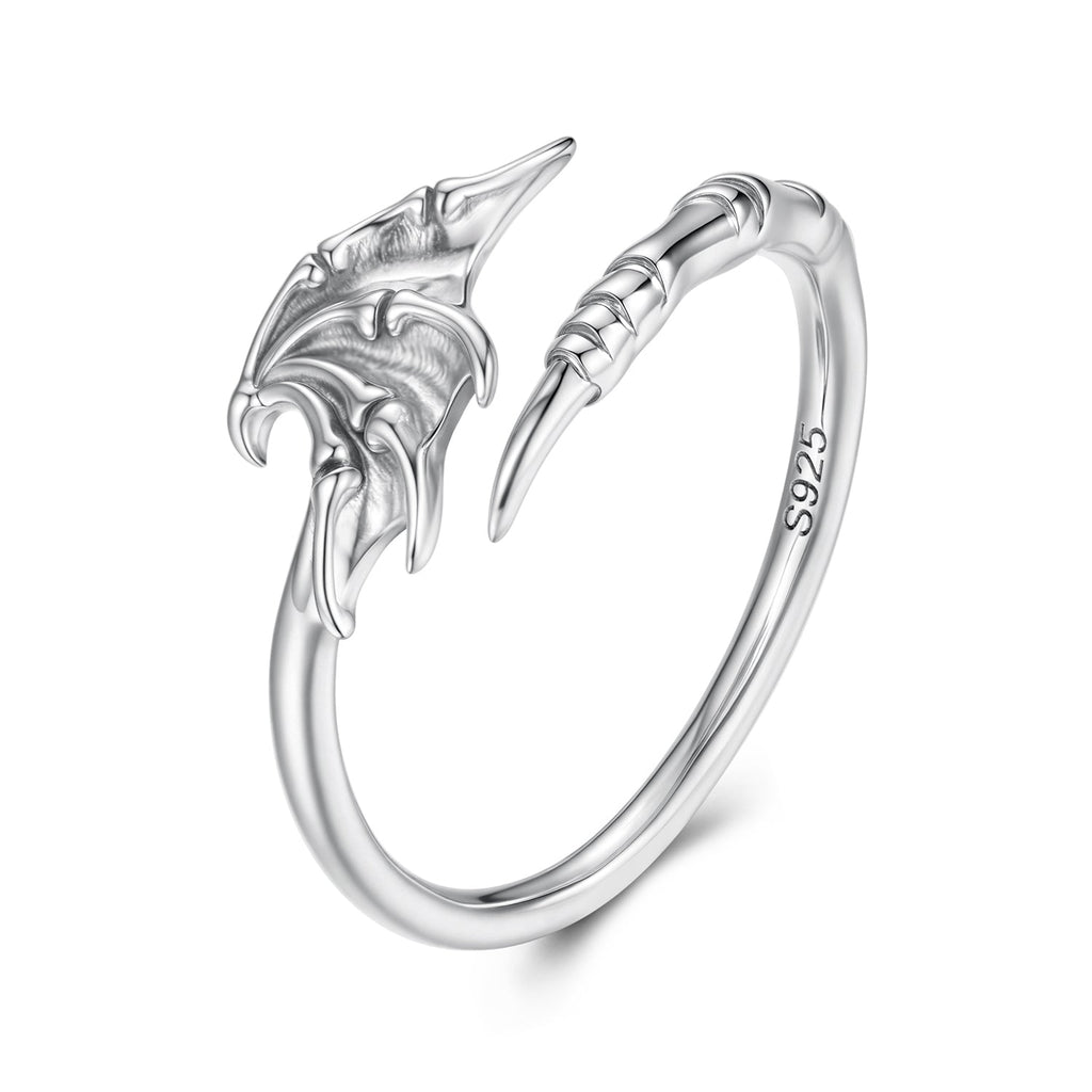 925 Sterling Silver Oxidized Silver 0.7cm Swing Rings for Women