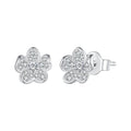 S925 Sterling Silver Pavé Setting CZ Earrings