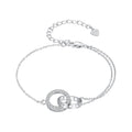 925 Sterling Silver CZ Pavé Setting Bracelet