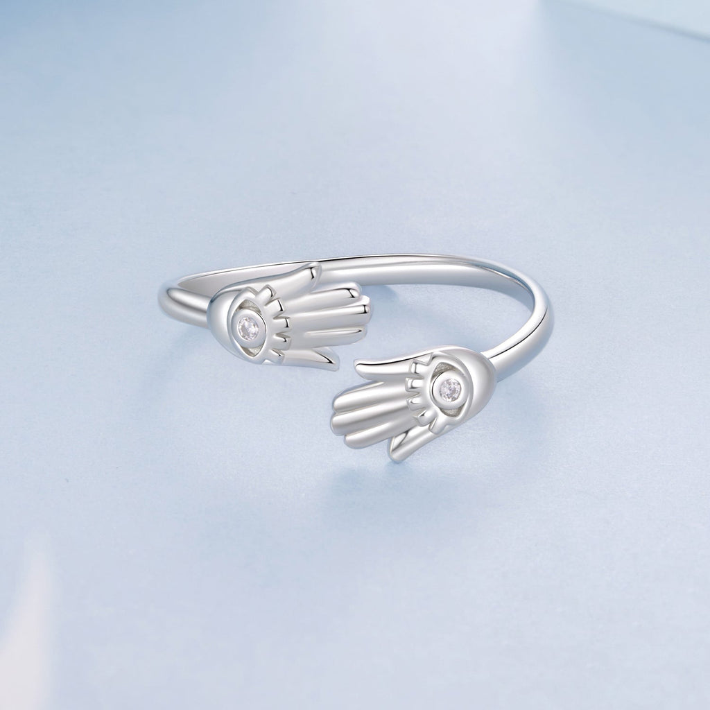 925 Sterling Silver Pavé Setting CZ Ring for Women