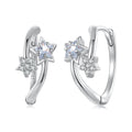 925 Sterling Silver Wedding Earrings with White Gold Plating and CZ Stones for Women