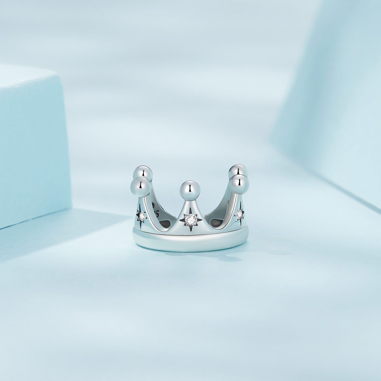 S925 Sterling Silver Earrings with Pavé Setting and CZ
