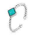925 Sterling Silver Stackable Pavé Setting CZ Ring for Women
