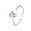 925 Sterling Silver & Plated White Gold 1.7mm Ring for Men