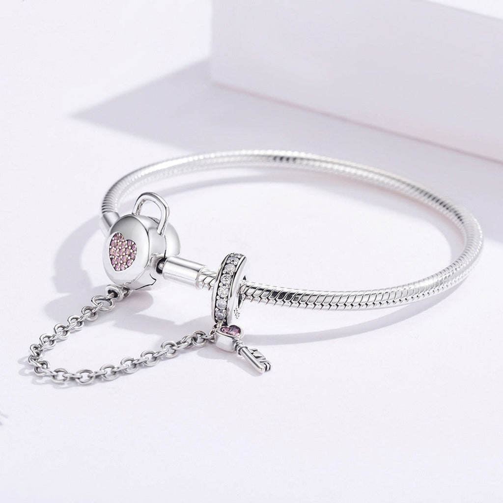 925 Sterling Silver Bracelet 17cm for Women