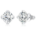925 Sterling Silver 0.50 Carat Moissanite Earrings for Women