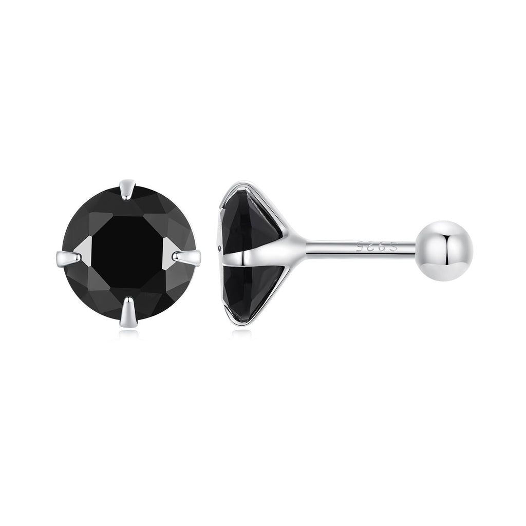 925 Sterling Silver Pavé Setting CZ Earrings for Women
