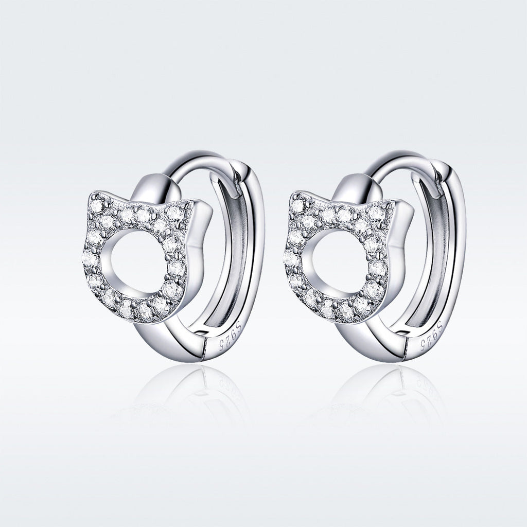925 Sterling Silver CZ Earrings for Women