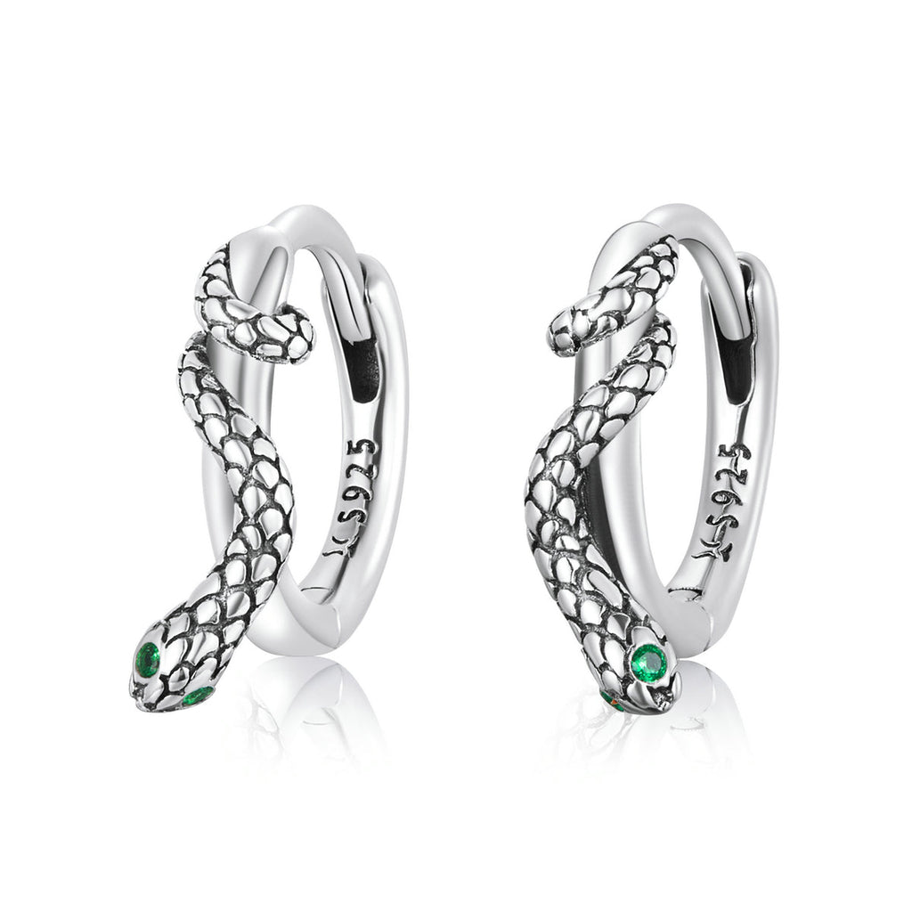 925 Sterling Silver Earrings with Pavé Setting CZ