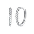 S925 Sterling Silver 2.0mm Moissanite Earrings for Women