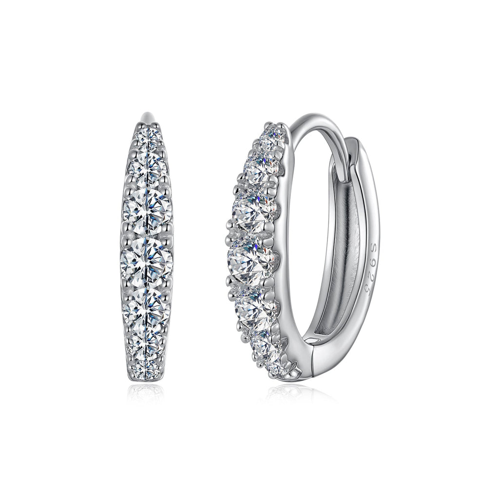 925 Sterling Silver + Moissanite Necklace for Women