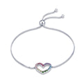925 Sterling Silver Bracelet with Pavé Setting CZ