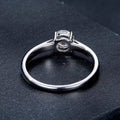 925 Sterling Silver Moissanite Ring 0.6 Carat Size 6 for Women