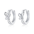 925 Sterling Silver Plated Platinum Earrings for Women