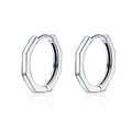 925 Sterling Silver Earrings 1.6*1.5 Size for Unisex