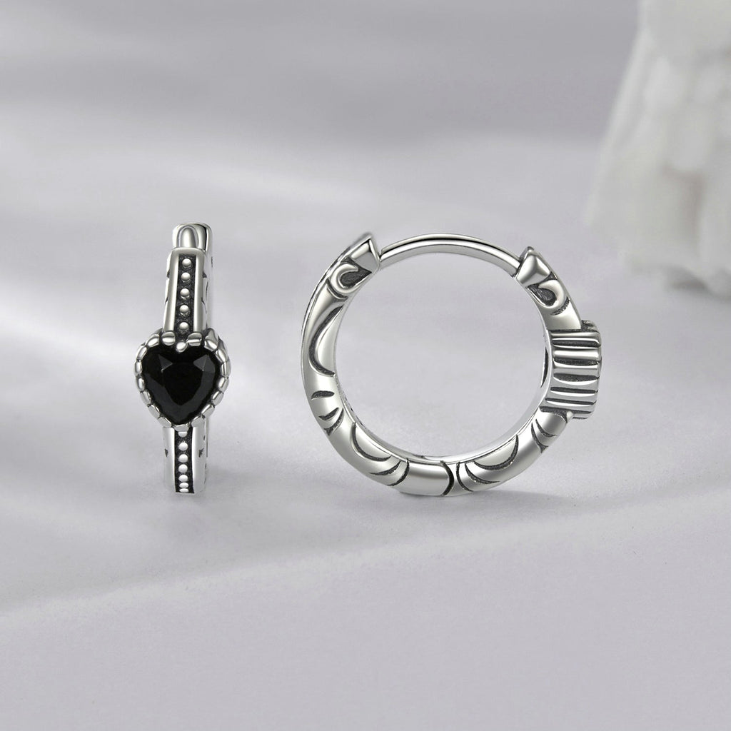 925 Sterling Silver Earrings with Pavé Setting CZ