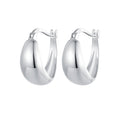 925 Sterling Silver White Gold Plated Earrings for Women