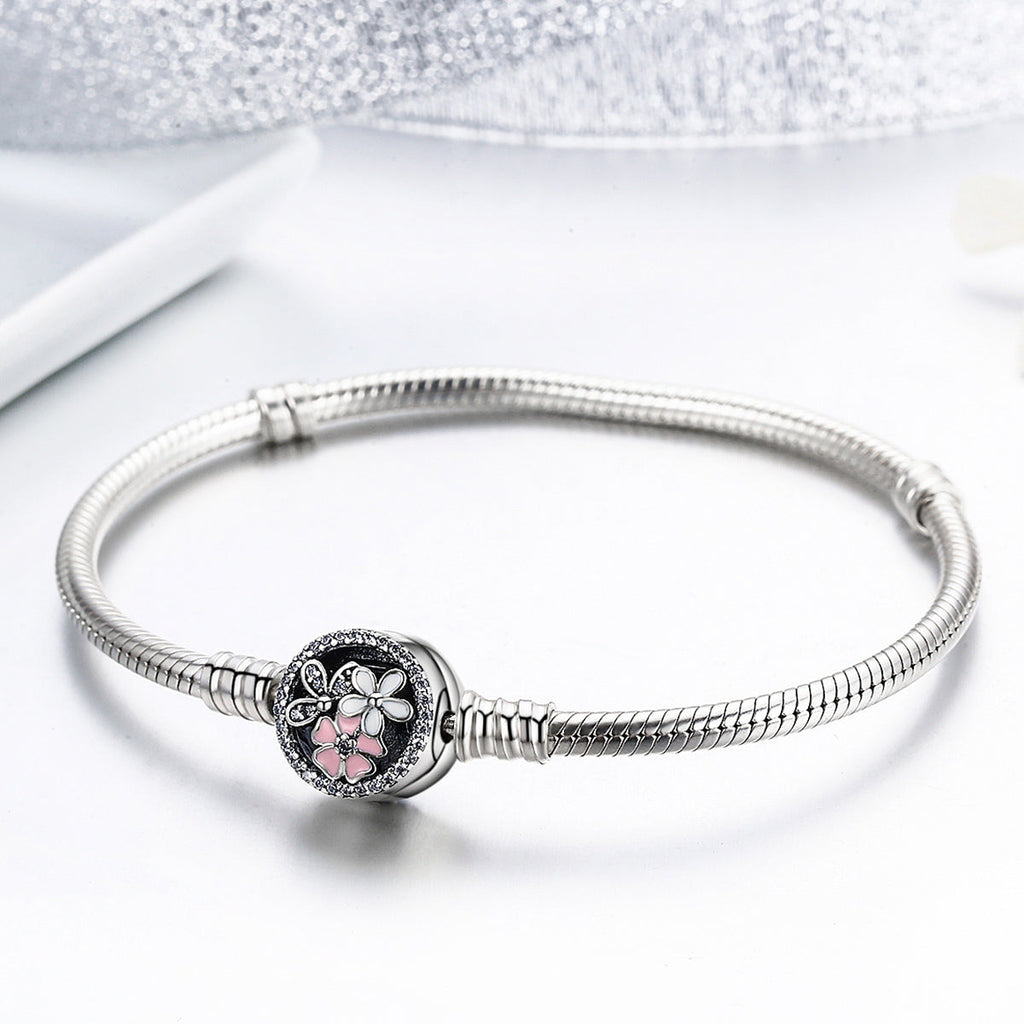 925 Sterling Silver Bracelet 18CM for Women