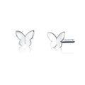 925 Sterling Silver & Platinum Plated Earrings