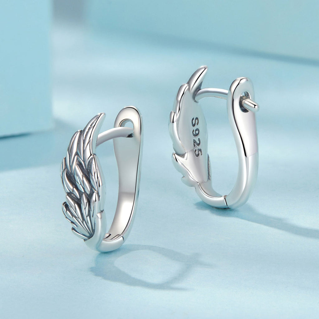 925 Sterling Silver Earrings with Oxidized Finish, 1.3x0.5cm for Women