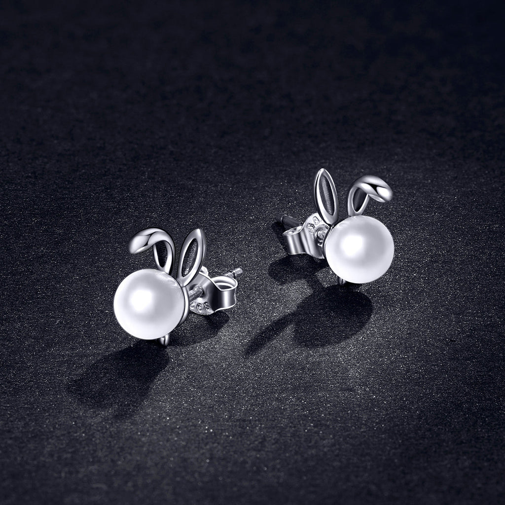 925 Sterling Silver Earrings with Quality Shell Pearl