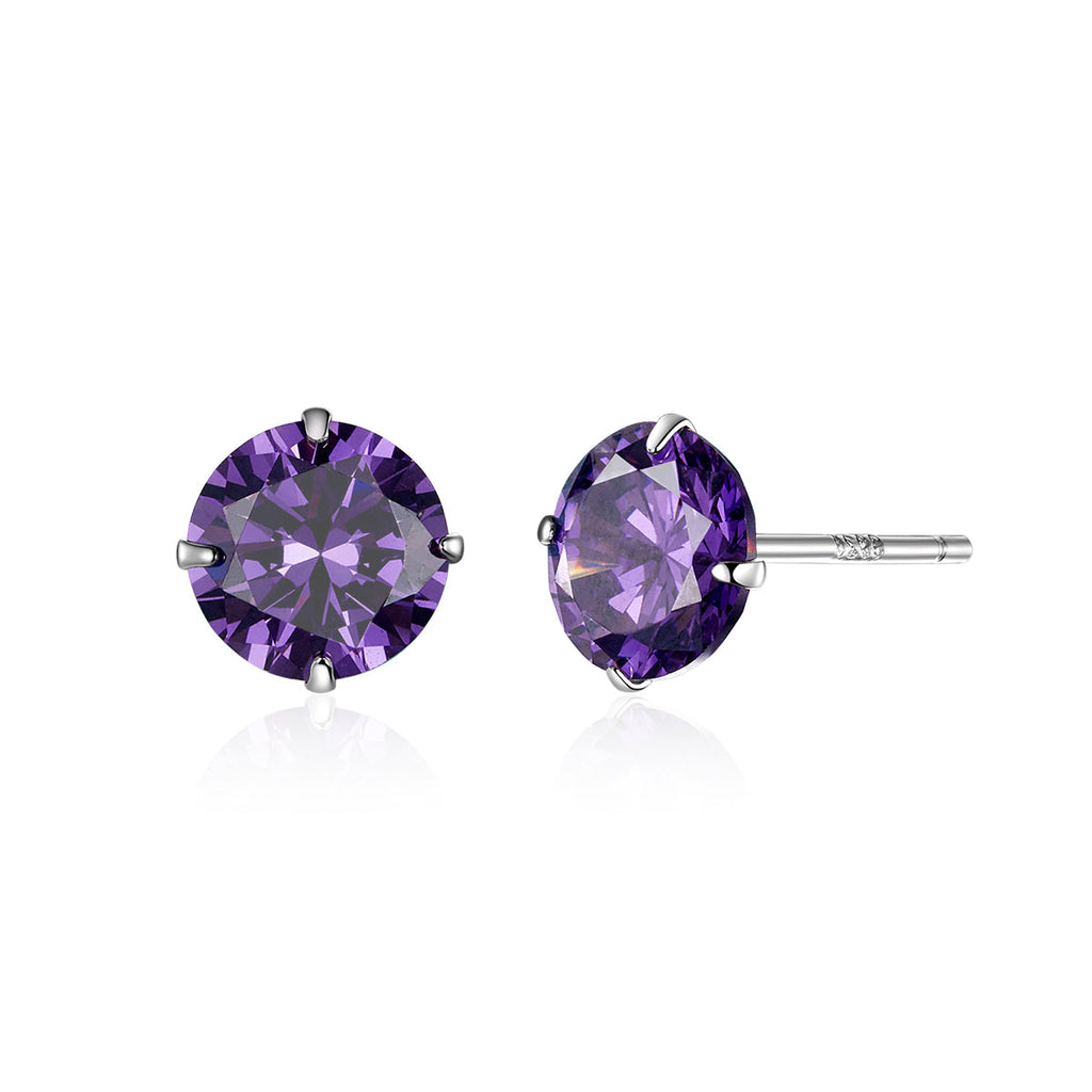 925 Sterling Silver Earrings with Pavé Setting CZ