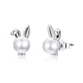 925 Sterling Silver Earrings with Quality Shell Pearl