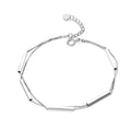 925 Sterling Silver Bracelet 20cm for Women