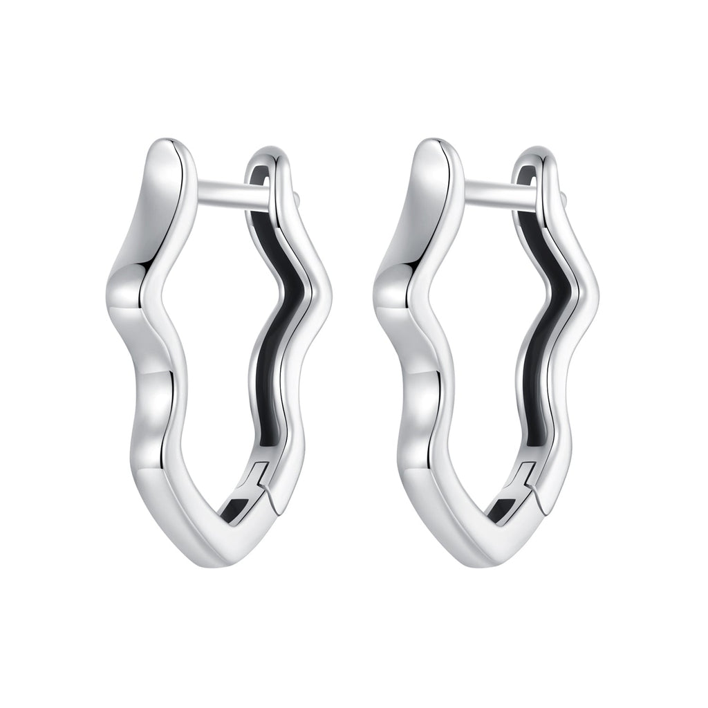925 Sterling Silver & Oxidized Silver Earrings for Women