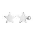 925 Sterling Silver Earrings 0.7cm
